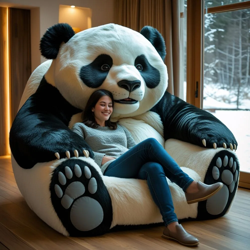 Giant Bear Armchairs: Cozy Up in Nature-Inspired Comfort