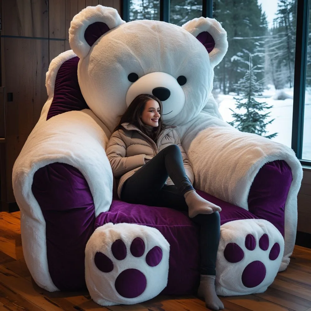 Giant Bear Armchairs: Cozy Up in Nature-Inspired Comfort