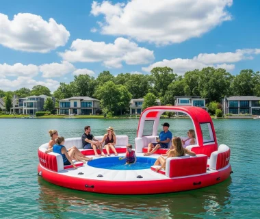 Lake Party Floats With A Pool: Elevate Your Water Fun with Ultimate Party Vibes