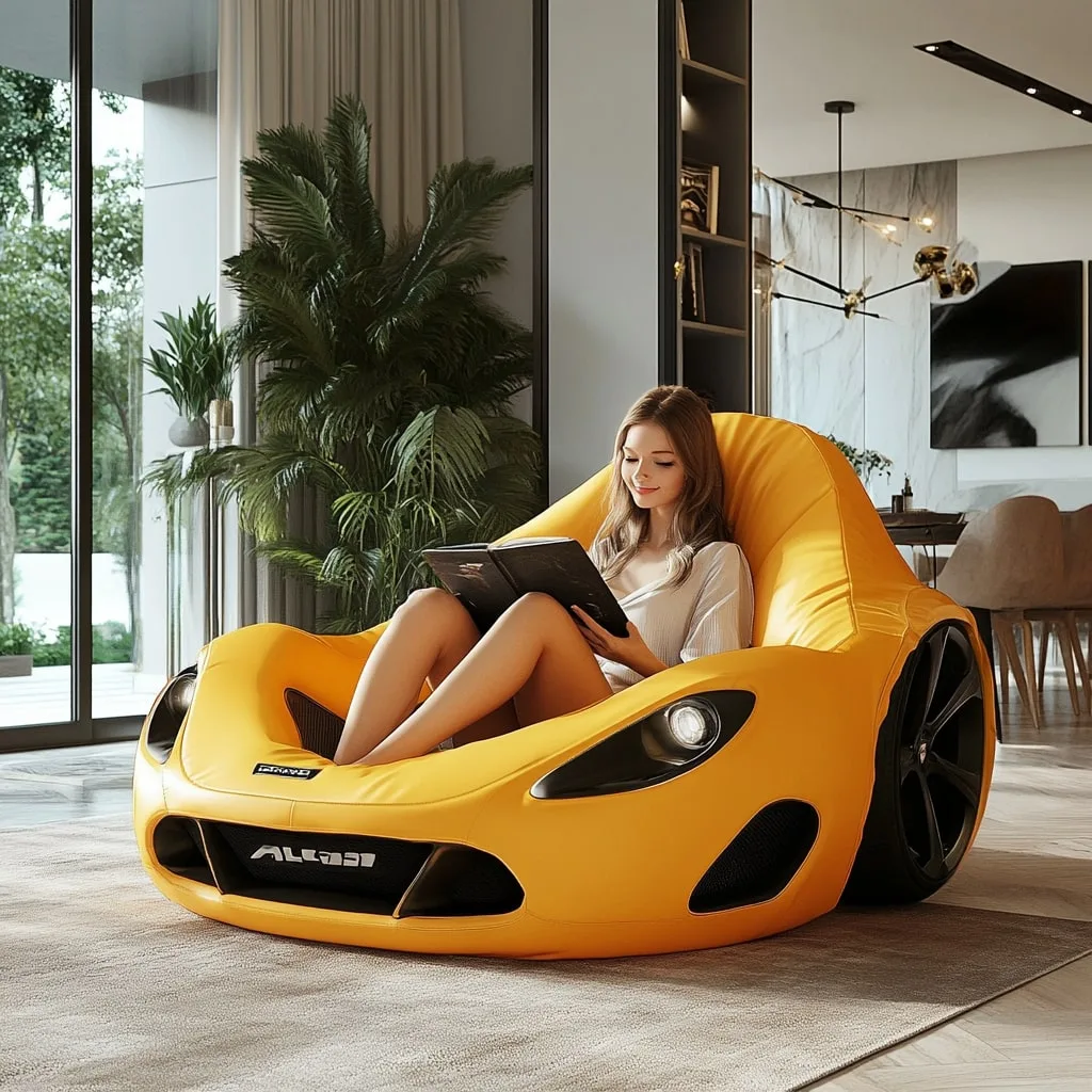 Super Car Bean Bag Chairs: Race into Comfort with Automotive Style
