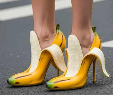 Banana Shaped High Heels: A Whimsical Twist on Fashion