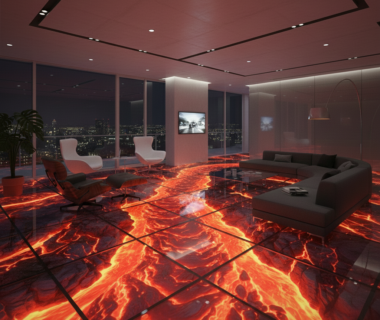 Epoxy Lava Flooring: Ignite Your Space with Dramatic Molten Resin Designs for Bold, Heat-Resistant, and Unforgettably Fiery Custom Floors