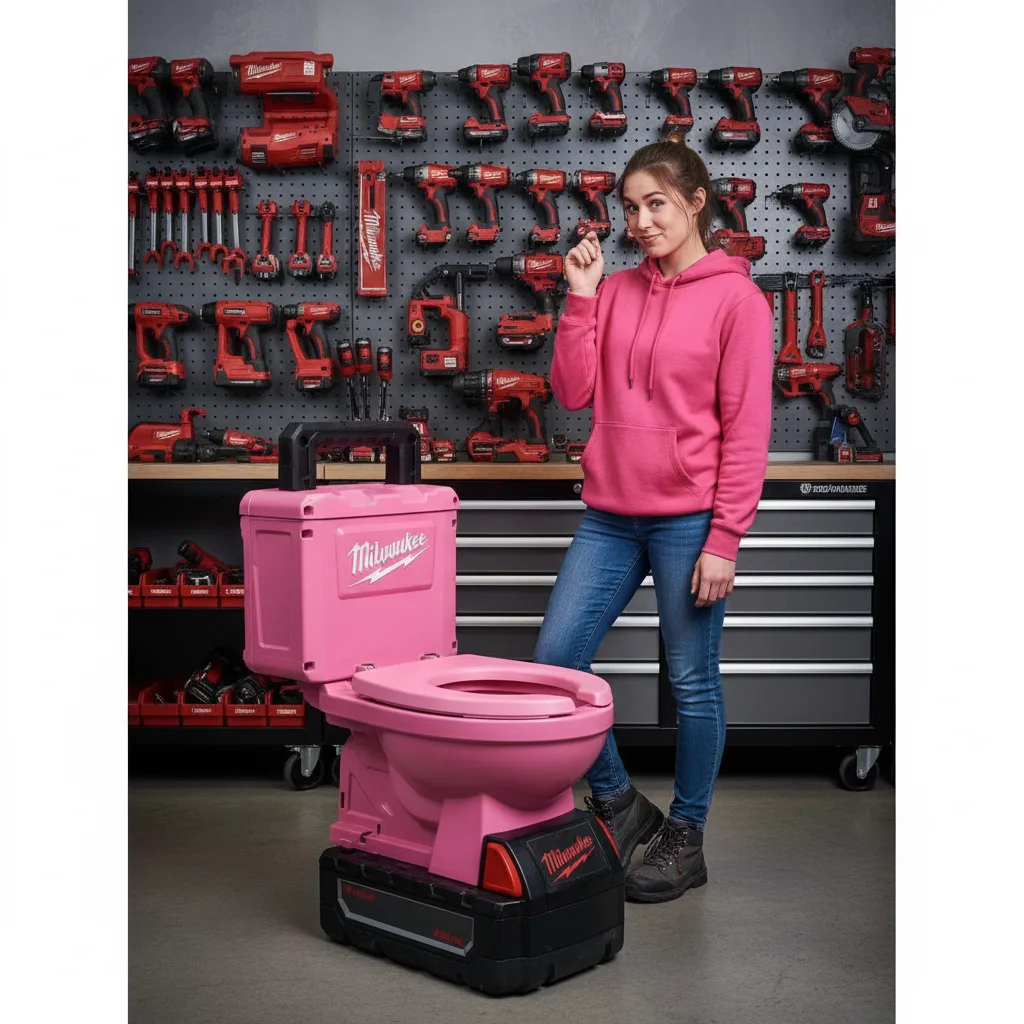 power tool garage toilet
